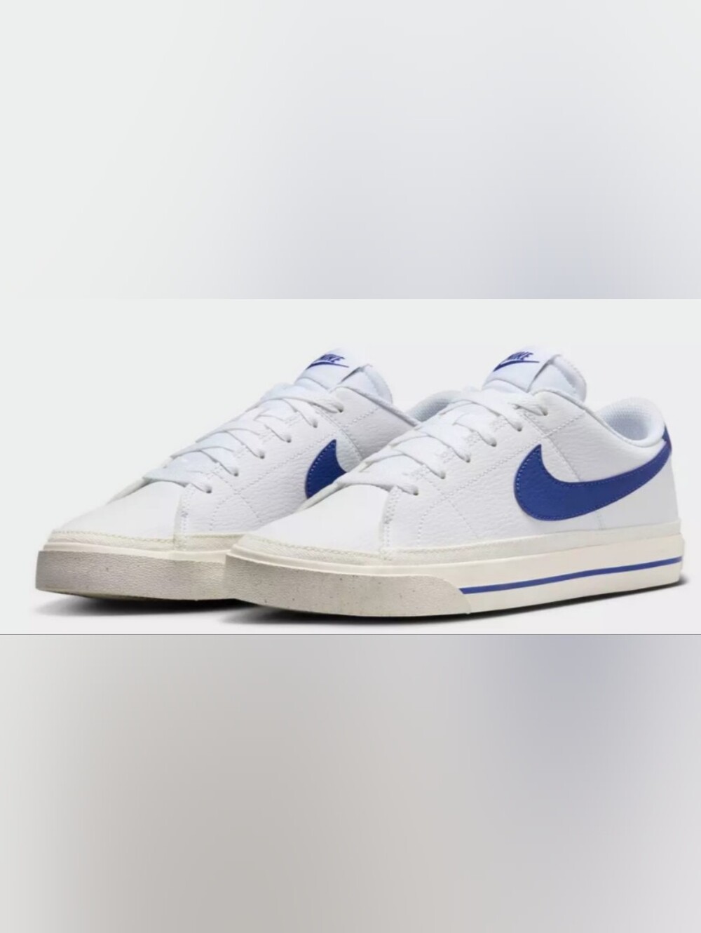 Nike Wmns Court Legacy Next Nature 'White Deep Night' Sneakers Size 8 Like New
